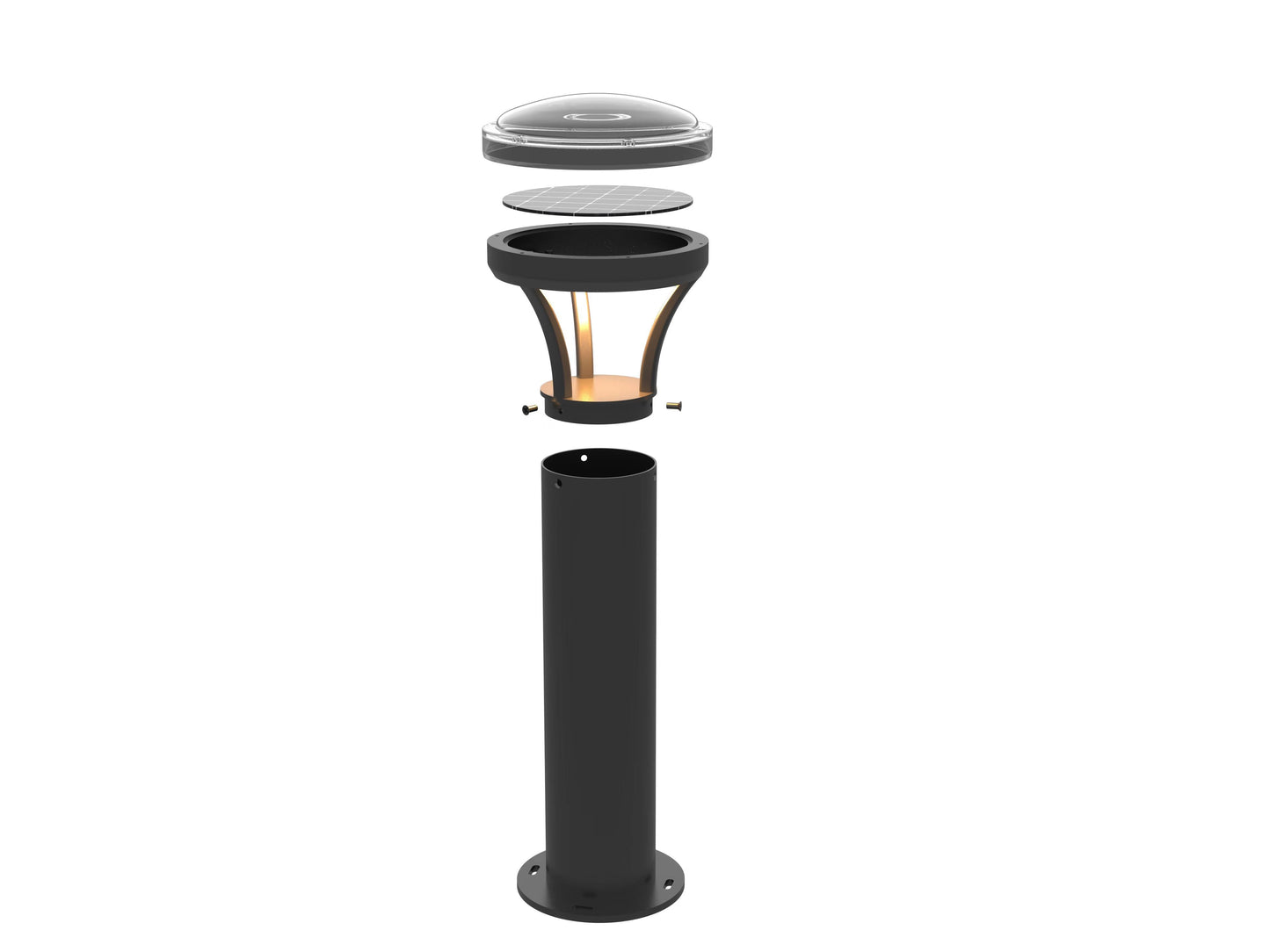 Oxford Solar bollard light DS11 - 900mm