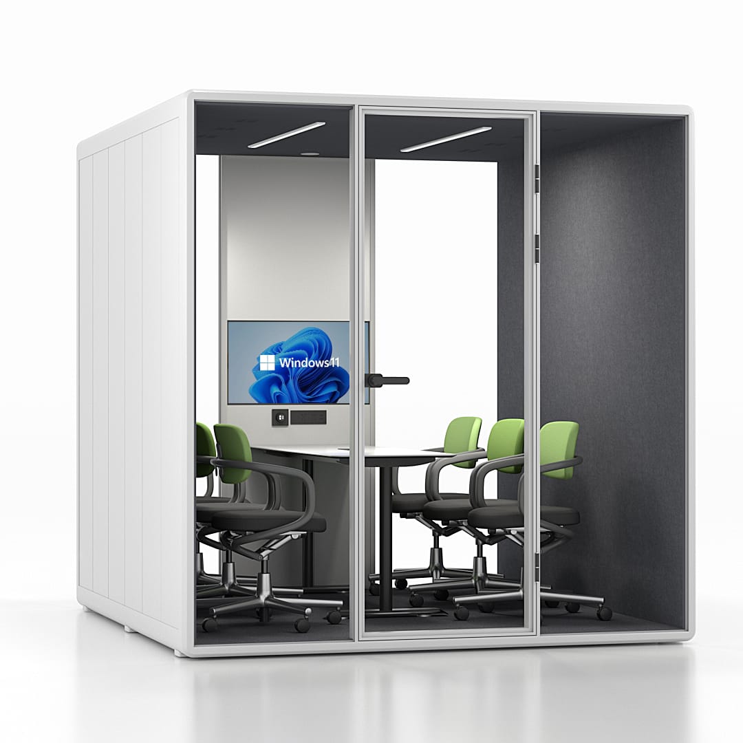 Synergy Soundproof 6 Person Eco Pod/Booth