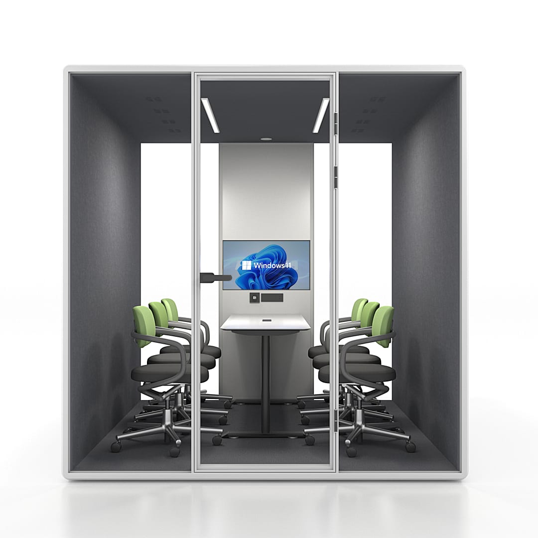Synergy Soundproof 6 Person Eco Pod/Booth