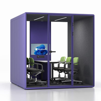 Synergy Soundproof 6 Person Eco Pod/Booth
