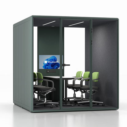 Synergy Soundproof 6 Person Eco Pod/Booth