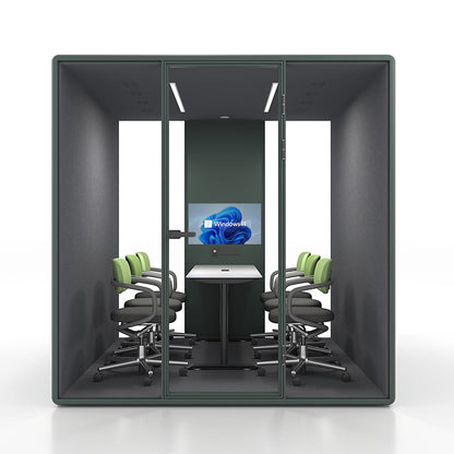 Synergy Soundproof 6 Person Eco Pod/Booth