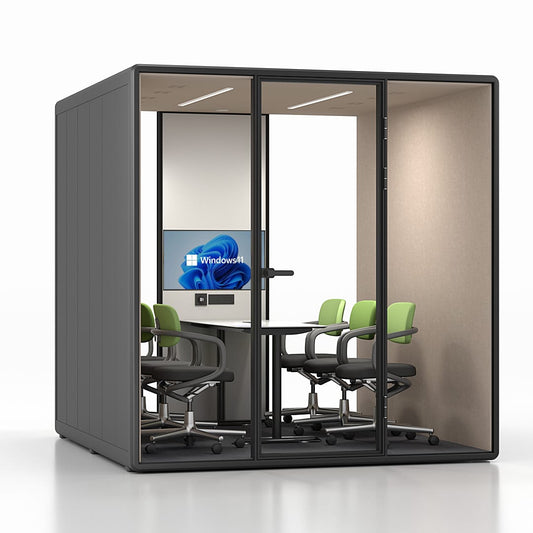 Synergy Soundproof 6 Person Eco Pod/Booth